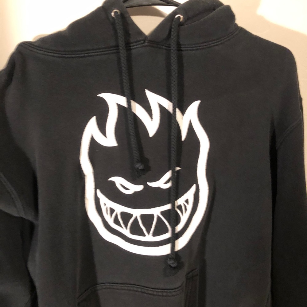 a hoodie